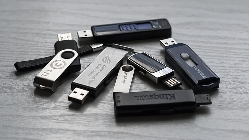 lost data on USB key