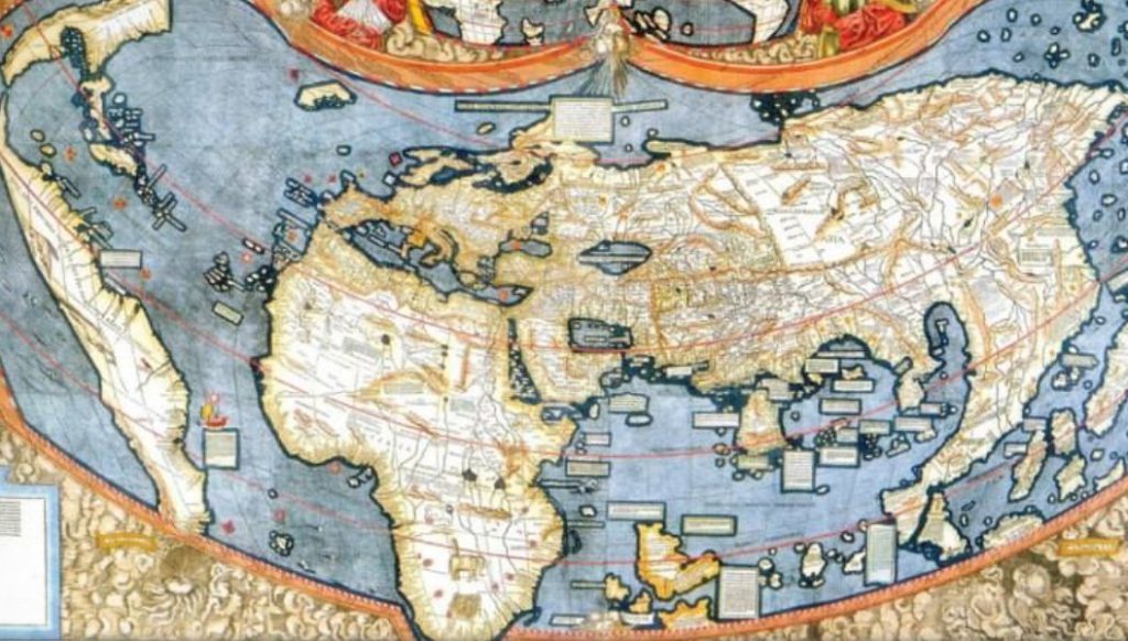 oldest map of America